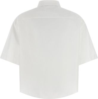 Maison Margiela Cotton Poplin Button-Down Shirt - White