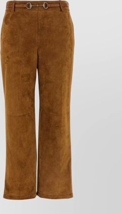 Gucci soft texture trousers featuring belt loops