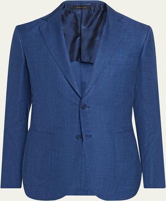 Brioni Mens Silk Plume Jacket