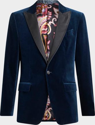 Etro Men & apos;s Velvet Evening Jacket