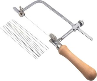 OEM Marco De Sierra Ajustable Para Joyeros, Equipado Con 12 Hojas De Sierra, Un Accesorio De Fabricaci&oacute;n De Joyas Adecuado Para Trabajos Manuales