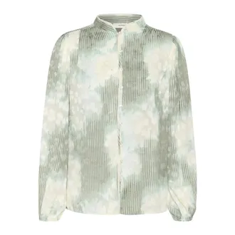 Inwear Green Illuminating Florals Shirt - female - InWear - Shirts - Multicolor - XS - Blouses & Shirts