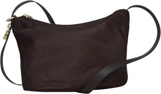 Borbonese Borsa Crossover Small - Dames - Schoudertassen - Bruin - ONE Size - Leer - Tassen