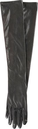 7 For All Mankind Faux Leather Long Gloves with Defined Finger Sections