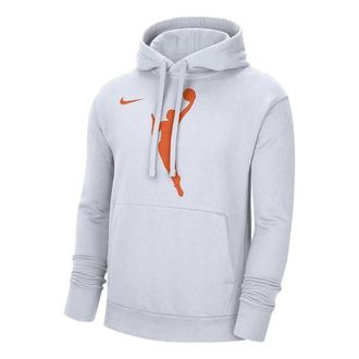 Nike Primary Logo Hoodie White Basketball Official White DR9596-100