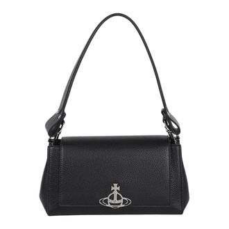 Vivienne Westwood Shoulder Bags, female, Black, ONE SIZE, Hazel Medium Handbag