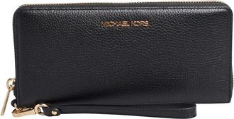 Michael Kors Jet Set Travel Continental Wallet - Dames - Clutches - Zwart - ONE Size - Leer - Tassen