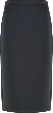 Moncler Rokken, Dames, Zwart, XS, Polyester, Ee 72 Pencil Rok