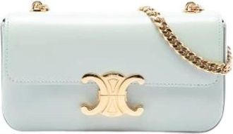 Celine Pre-owned Vintage Schoudertas - Dames - Vintage Schoudertas - Groen - ONE Size - Leer - Vintage