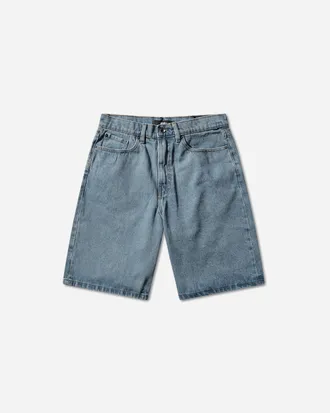 Vans Men s Check-5 Baggy Denim Shorts Stonewash Blue