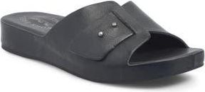 Kork-ease Mesa Slide Sandal in Black Leather at Nordstrom Rack, Size 11