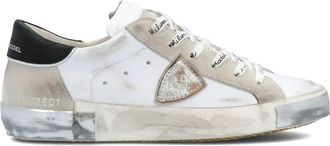 Philippe Model Womens Prsx Sneakers In Blanc Argent