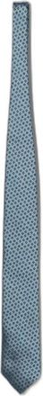 Ermenegildo Zegna Cravatta in seta jacquard - - Accessories - Uomo - Blu - ONE SIZE