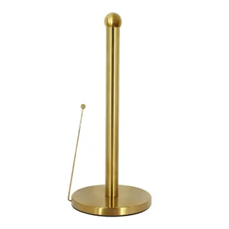 OEM Soporte Vertical Para Rollo De Papel Higi&eacute;nico, Color Dorado
