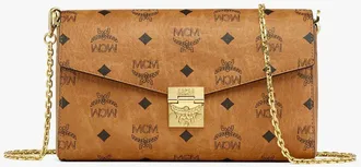 MCM Tracy Chain Wallet in Visetos