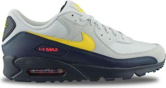 Nike Mens AIR MAX 90 Sneaker, Neutral Grey Tour Yellow Obsidian, 8 UK
