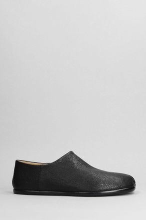 Maison Margiela Mocassini Tabi in pelle nera