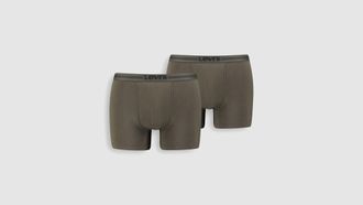 Levi's Boxer Brief 2 Pack - Mens - 2XL - Khaki / Khaki