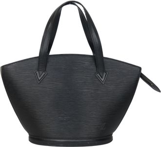 Louis Vuitton Black Noir Epi Leather Tote Bag (Pre-Owned)