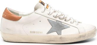 Golden Goose Flat Shoes White/Grey/Brown