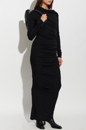 Entire studios Draped Top, Womens, Black