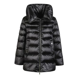 Moorer Down Jackets, female, Black, Size: M Natalia-HC Down Jacket