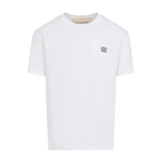 Valentino Cotton T-Shirt - male - Valentino - T-Shirts - White - XL - Tops