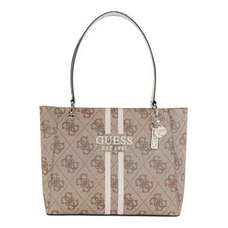 Guess Shoulder Tote Bag - female - Guess - Shopping Bags - Beige - ONE SIZE - Bags