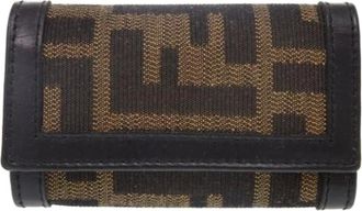 Fendi Pre-owned Accessories, female, Brown, Size: ONE SIZE Pre-owned Keycase