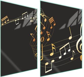 OEM Placa Protectora De Vidrio Para Estufa 70x52 M&uacute;sica