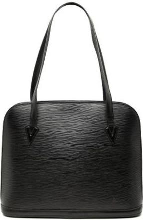 Louis Vuitton Pre-owned Lussac Schoudertas - Dames - Vintage Schoudertas - Zwart - ONE Size - Leer - Vintage