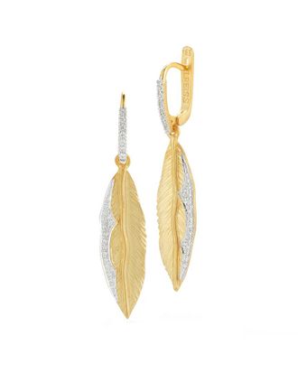 I.Reiss Company 14K 0.29 Ct. Tw. Diamond Dangling Earrings