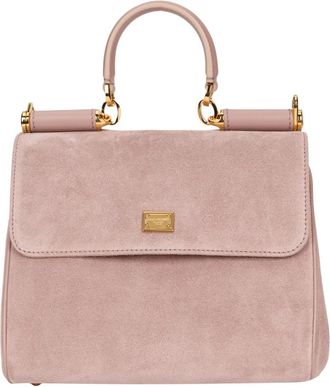 Dolce & Gabbana Bag My Sicily - Dames - Handtassen - Roze - ONE Size - Leer - Tassen