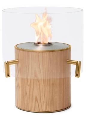EcoSmart Fire Bio-Ethanol Designer Feuerstelle pillar 3l - Eiche