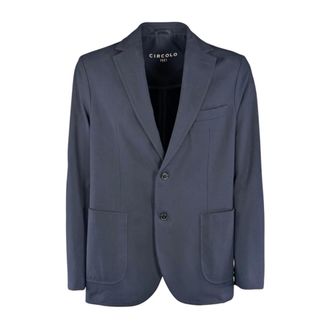 Circolo 1901 Blazers, male, Blue, Size: 2XL Stretch Blazer