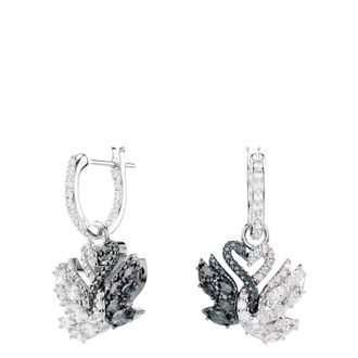 Swarovski Swan Drop Earrings