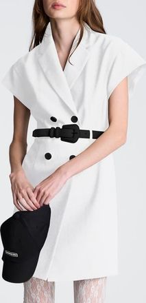 Kenneth Cole Trench Minidress in Natural White/black at Nordstrom, Size 6