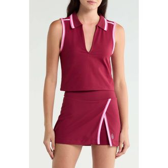 Free People FP Movement Forehand Polo in Brick at Nordstrom, Size X-Small