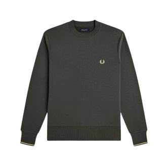 Fred Perry Sudadera con cuello redondo M7535 U98 - Sweatshirts & Hoodies - Hombre - Gris - 2XL