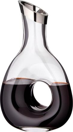 Edzard Mundgeblasener Dekanter Gordon - Kristallglas mit Platinrand, 1.2 Liter