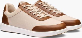 Swims Mens City Breeze Low-Top Sneaker In Mist/cognac