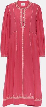Isabel Marant Pippa embroidered cotton midi dress