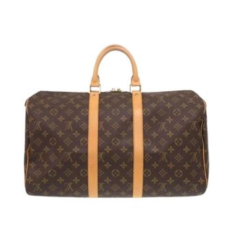Louis Vuitton Pre-owned Weekend Bags, female, Brown, Size: ONE SIZE Pre-owned Keepall 45