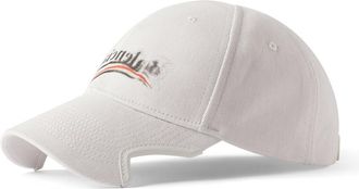 Balenciaga Political Stencil Cap Off White Black 788752410B29860
