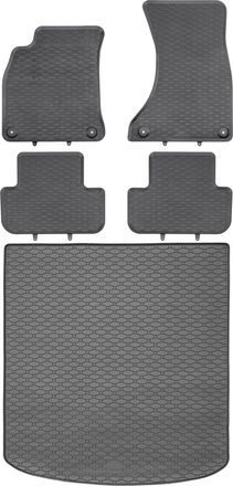 OEM Juego De Alfombrillas De Goma Para Audi A5 8t Sportback (2009-09.2016) + Alfombrilla Para El Maletero