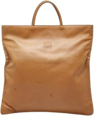 Loewe Pre-owned Tote Bags, female, Beige, Size: ONE SIZE Pre-owned Tote Bag