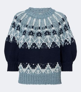 Altuzarra Jersey Marty de algod&oacute;n en intarsia