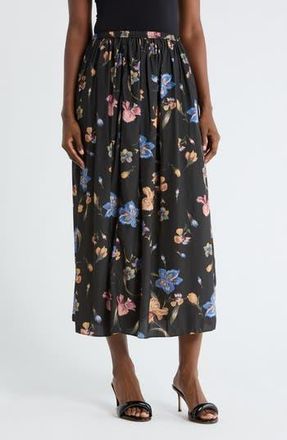 T Tahari Everyday Pull-On Skirt in Floral Cascade Print at Nordstrom Rack, Size X-Small