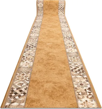 RugsX Passatoia Gommata Murcia Piastrelle Di Lisbona, Telaio, Antiscivolo Rossiccio 80cm Orange 80x210 Cm