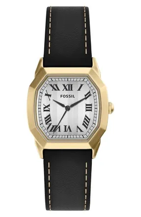 Fossil Harlow Watch, 33mm in Black at Nordstrom